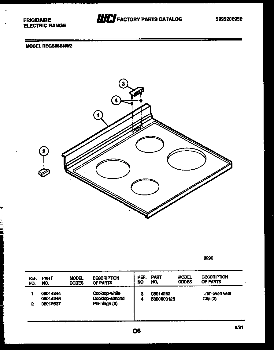 04 - COOKTOP PARTS