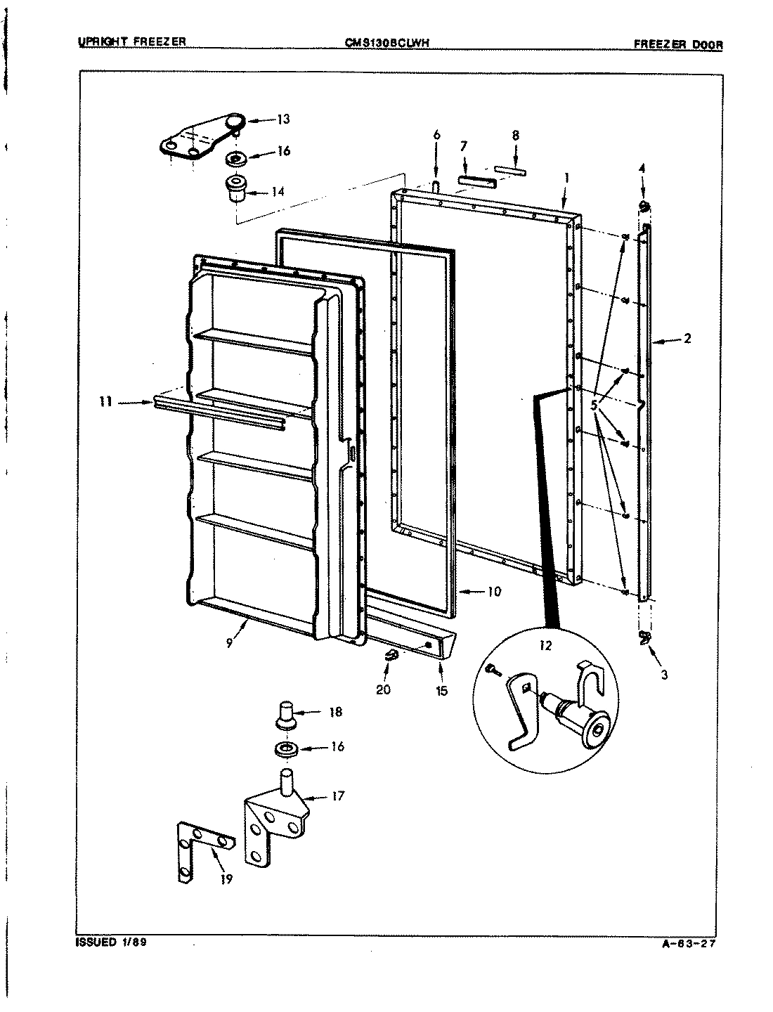 02 - FREEZER DOOR