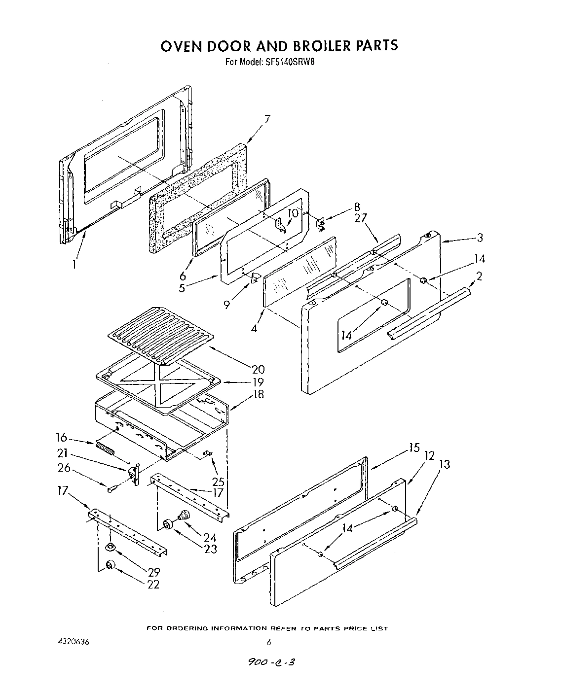 06 - OVEN DOOR AND BROILER