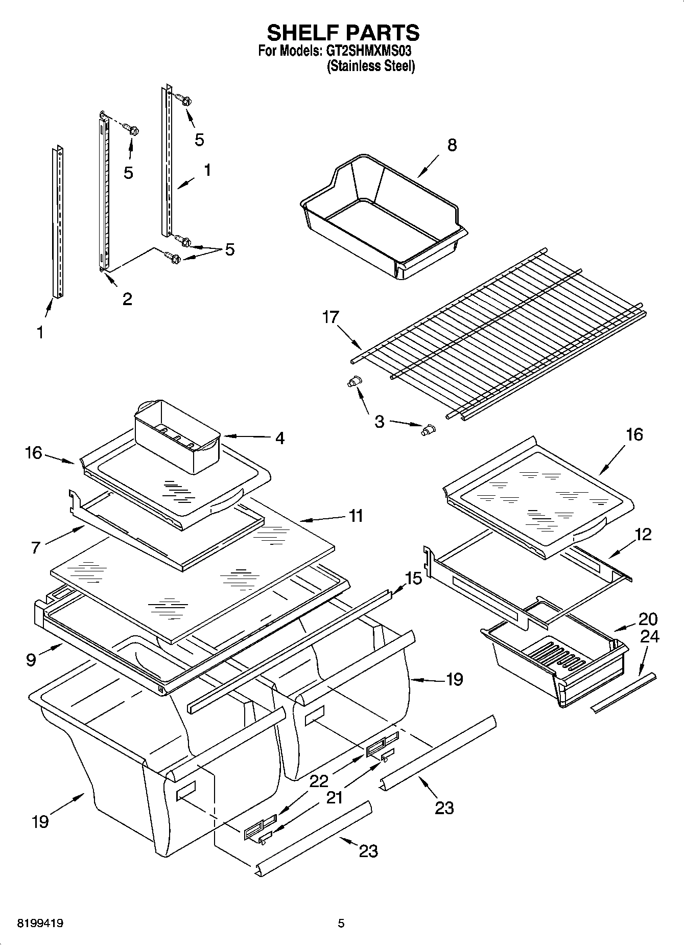 03 - SHELF PARTS