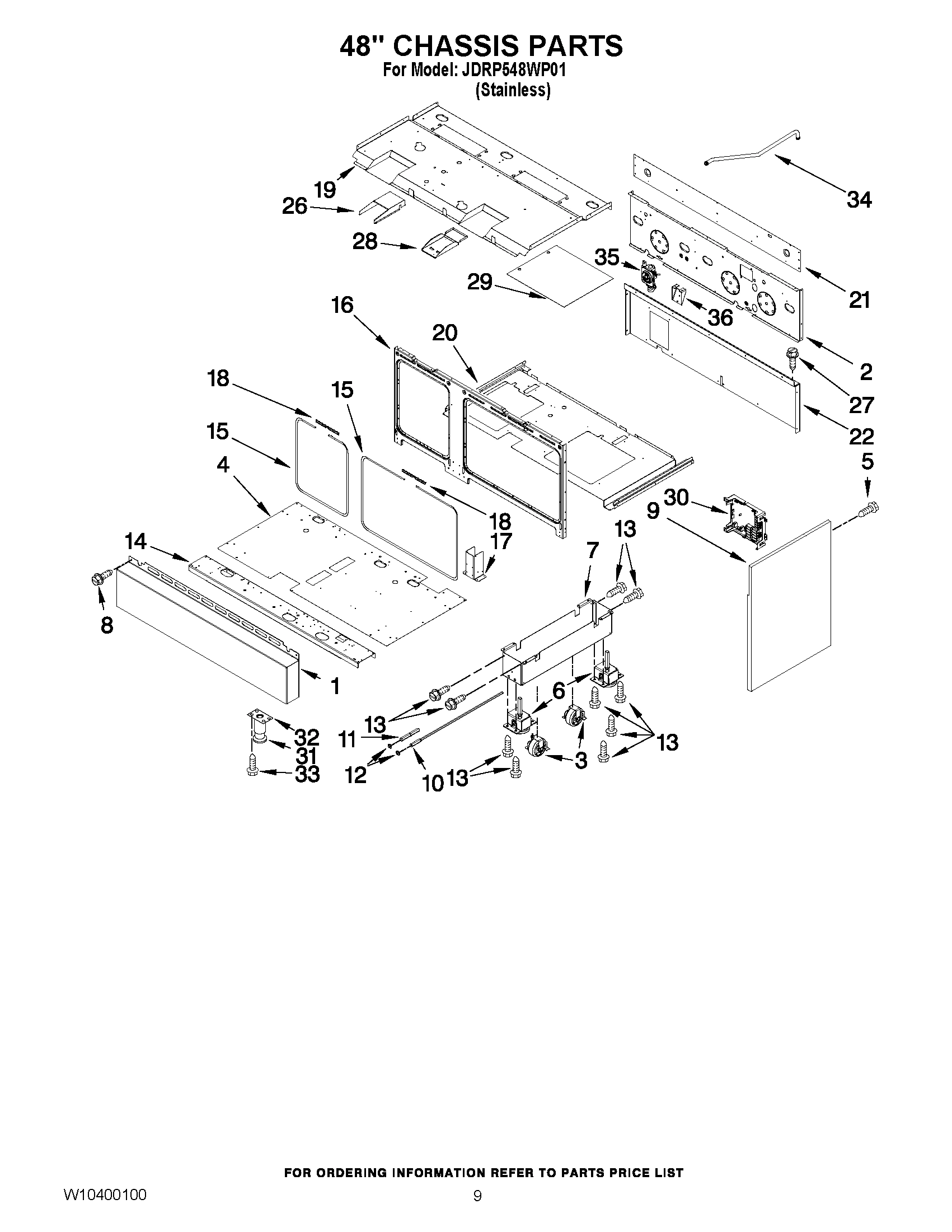 05 - 48`` CHASSIS PARTS