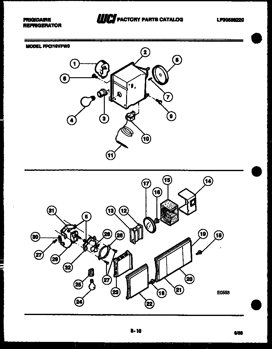 06 - REFRIGERATOR CONTROL ASSEMBLY, DAMP