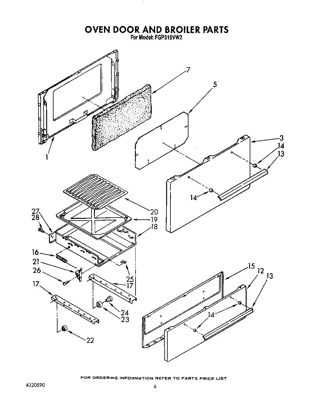 05 - OVEN DOOR AND BROILER