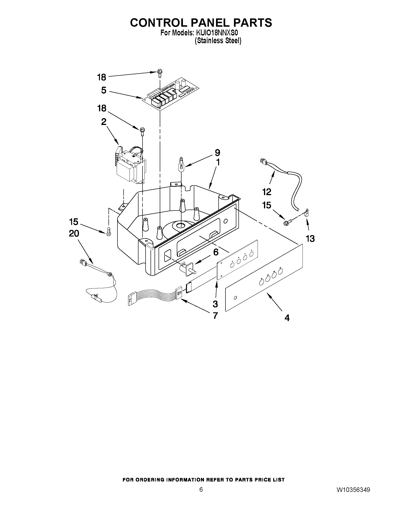 04 - CONTROL PANEL PARTS