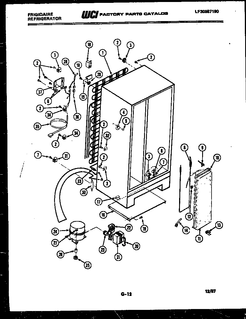 07 - SYSTEM AND AUTOMATIC DEFROST PARTS