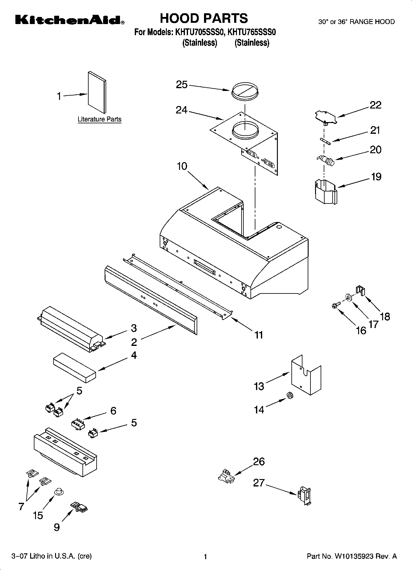 01 - HOOD PARTS