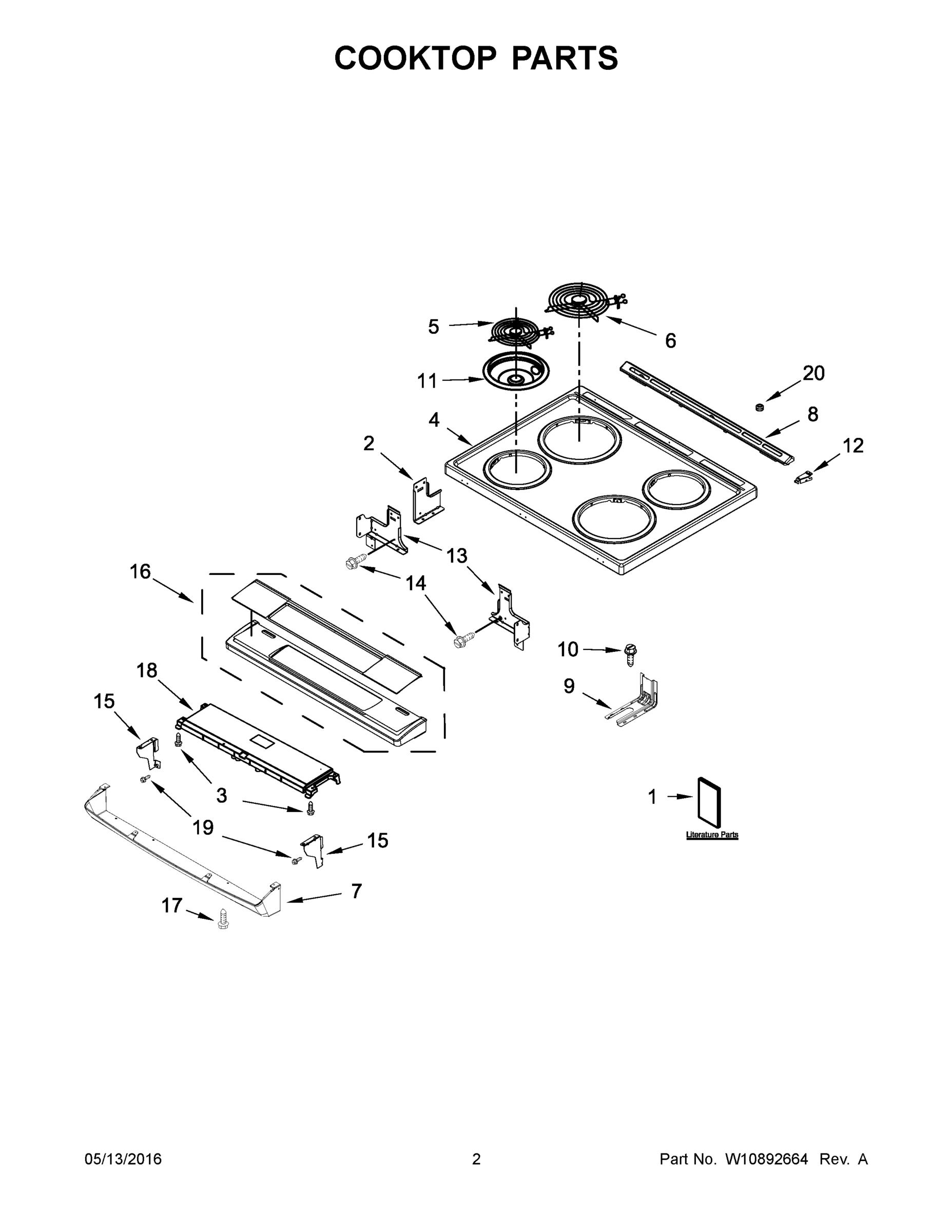 02 - COOKTOP PARTS