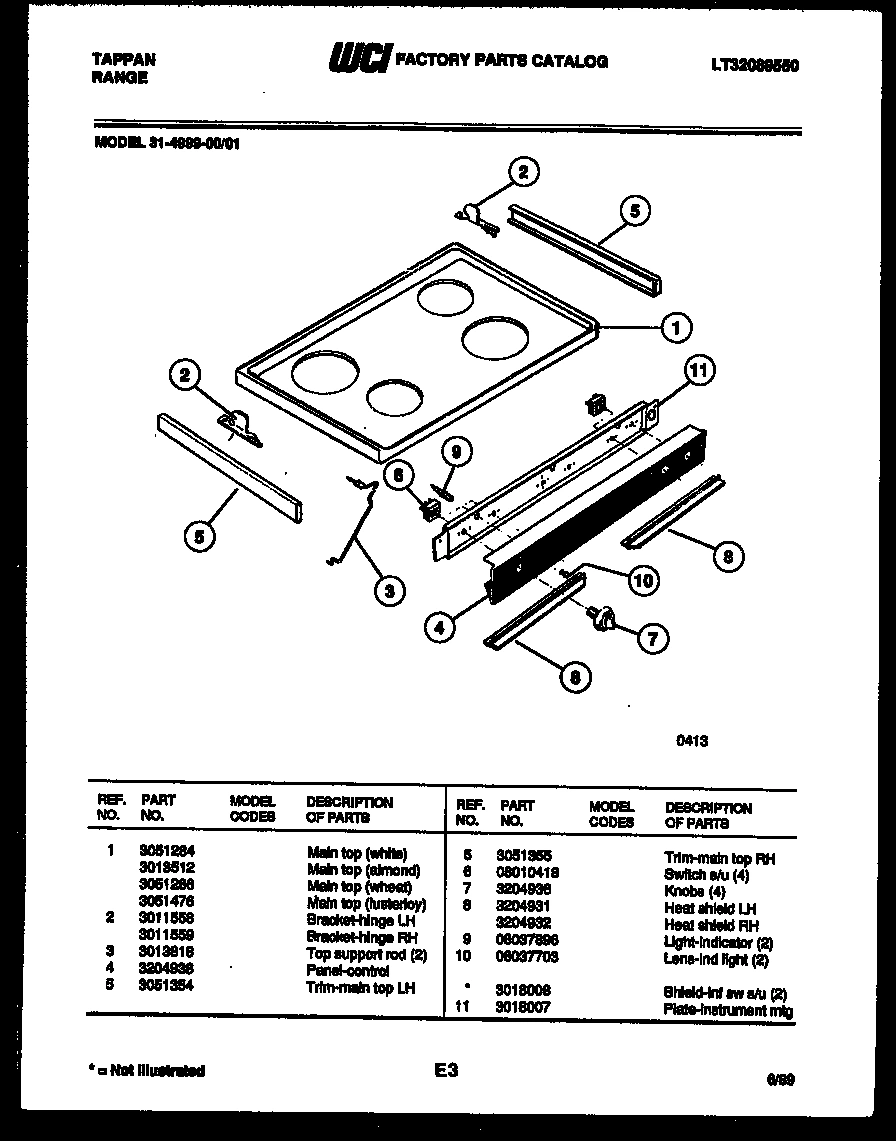 03 - COOKTOP PARTS