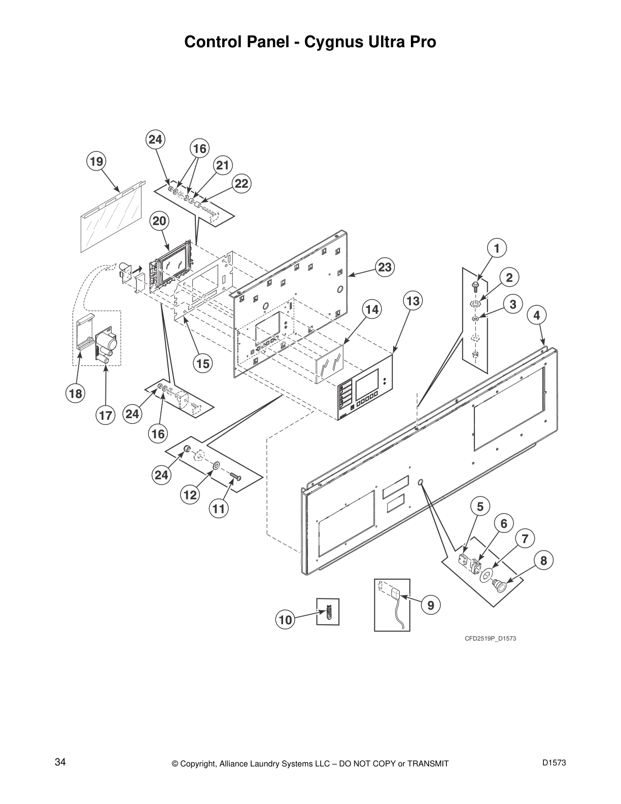 Control Panel - Cygnus Ultra Pro