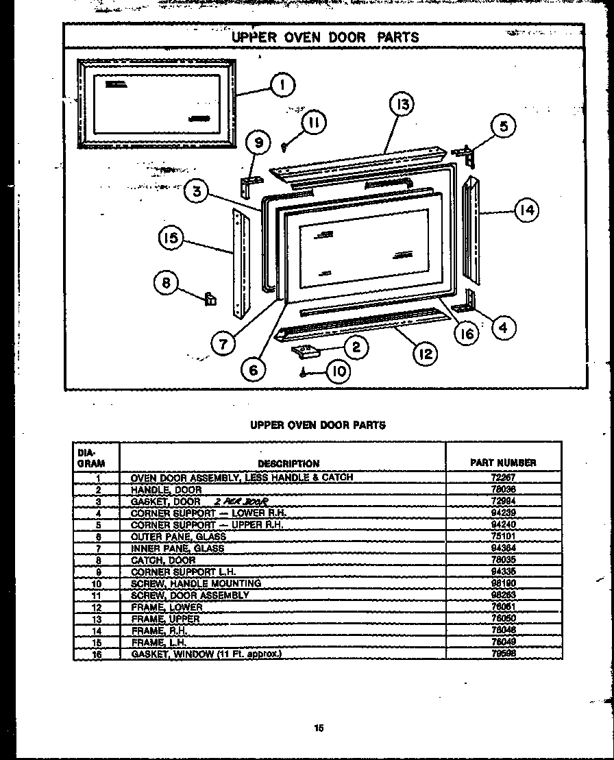 05 - UPPER OVEN DOOR
