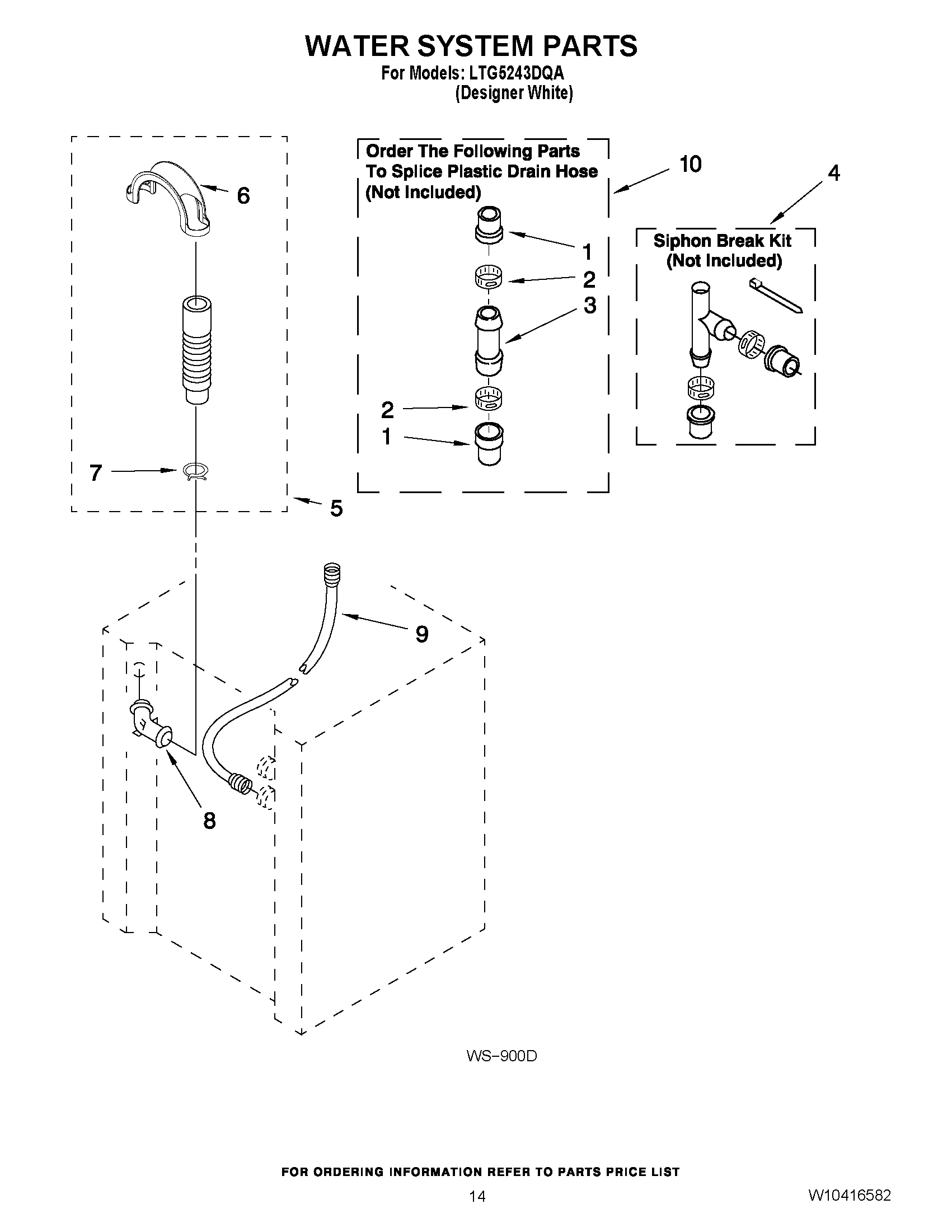 11 - WATER SYSTEM PARTS