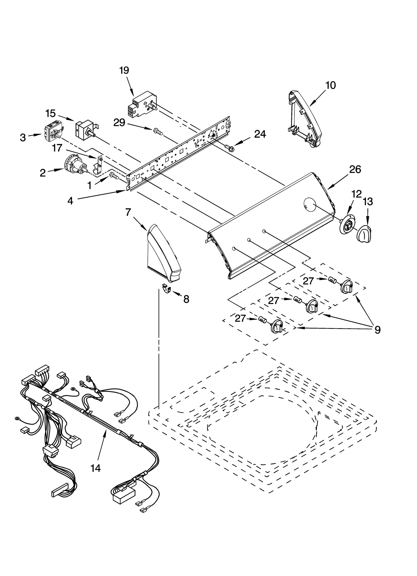CONTROL PANEL PARTS
