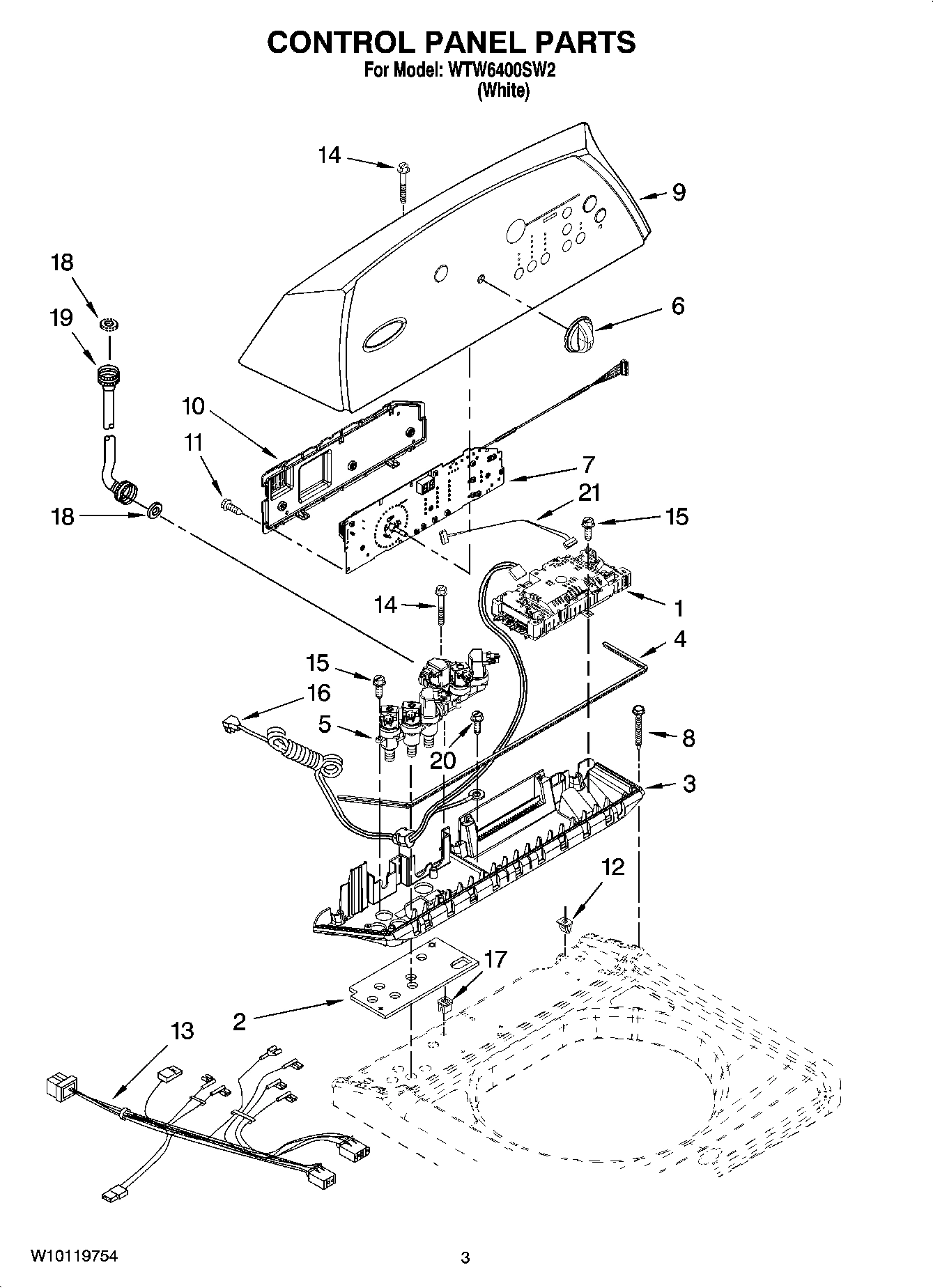 02 - CONTROL PANEL PARTS