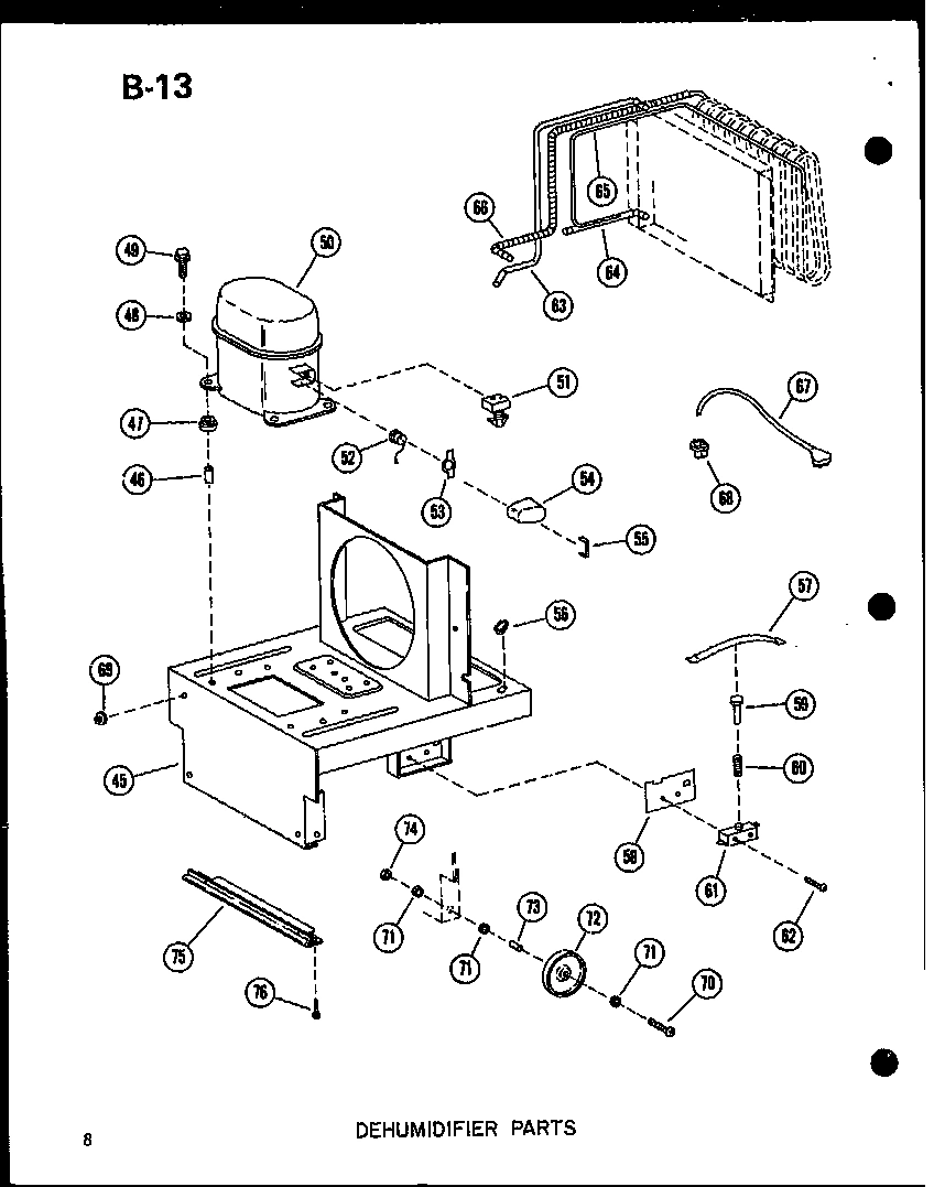 02 - DEHUMIDIFIER PARTS