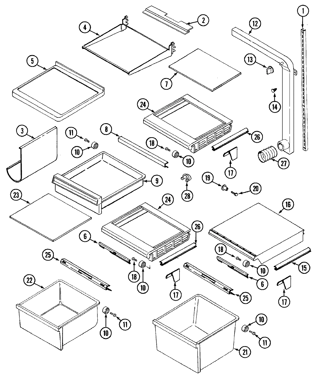 10 - SHELVES & ACCESSORIES
