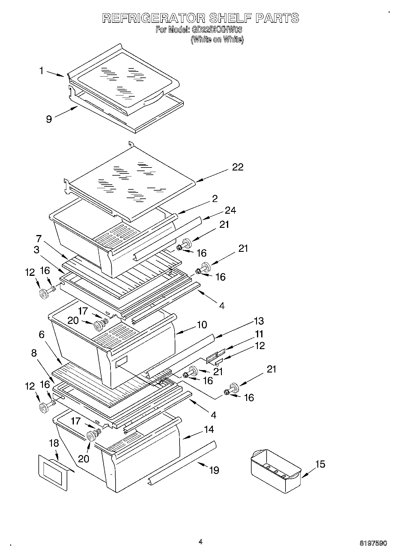 03 - REFRIGERATOR SHELF