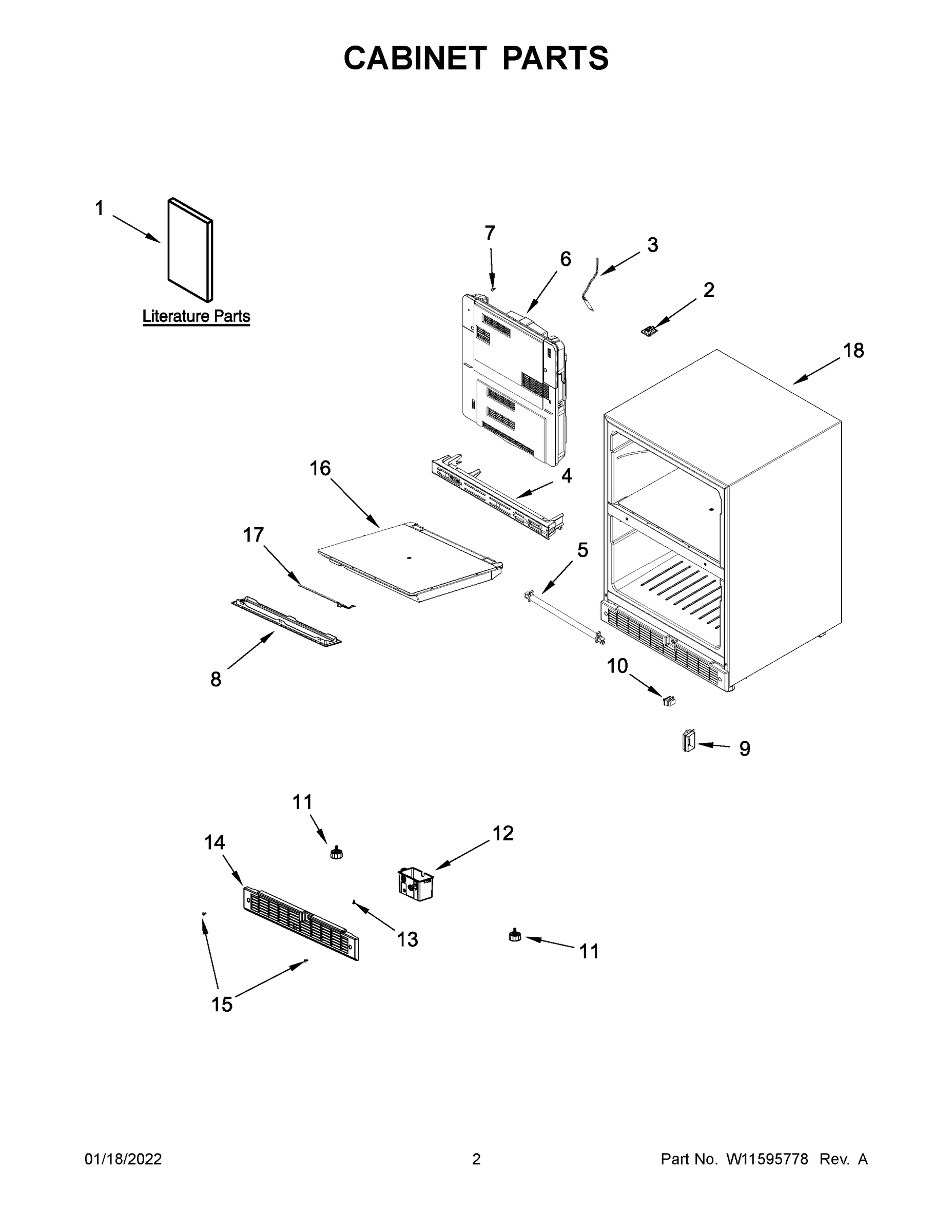 02 - CABINET PARTS