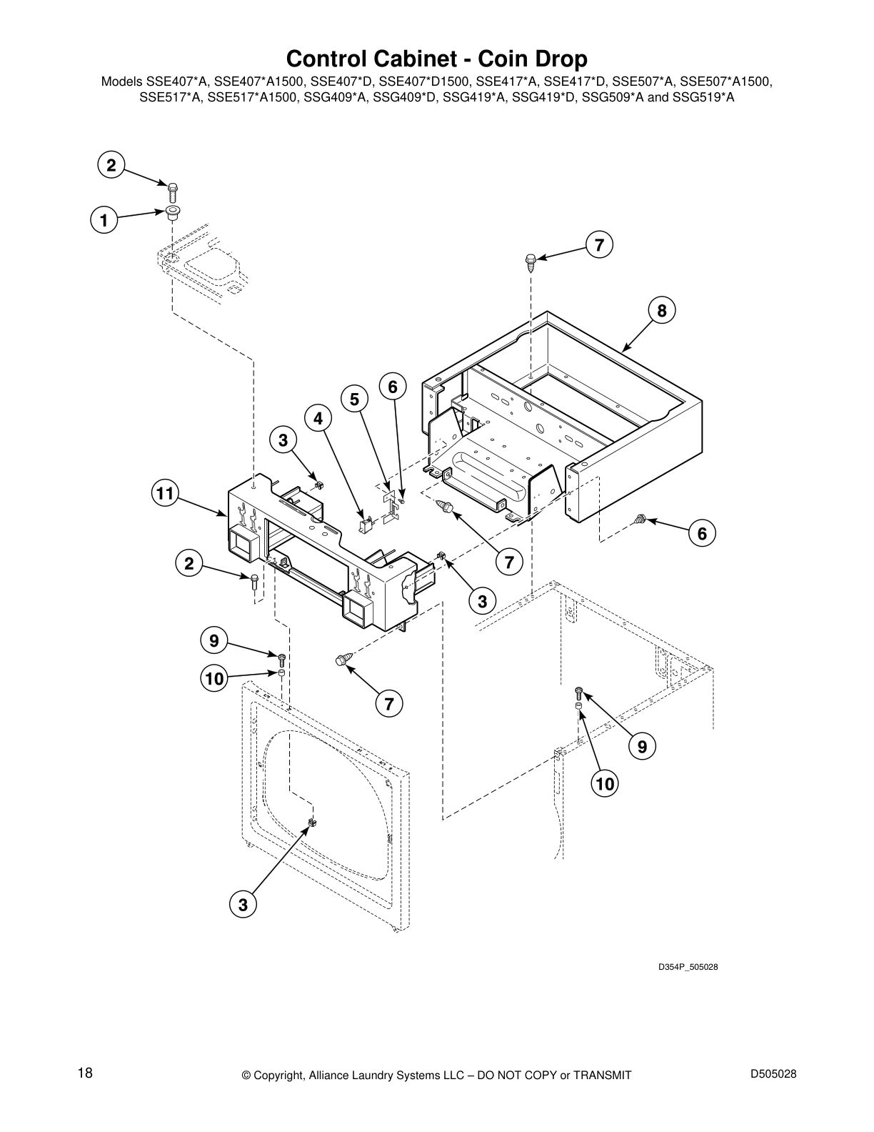 Control Cabinet - Coin Drop
