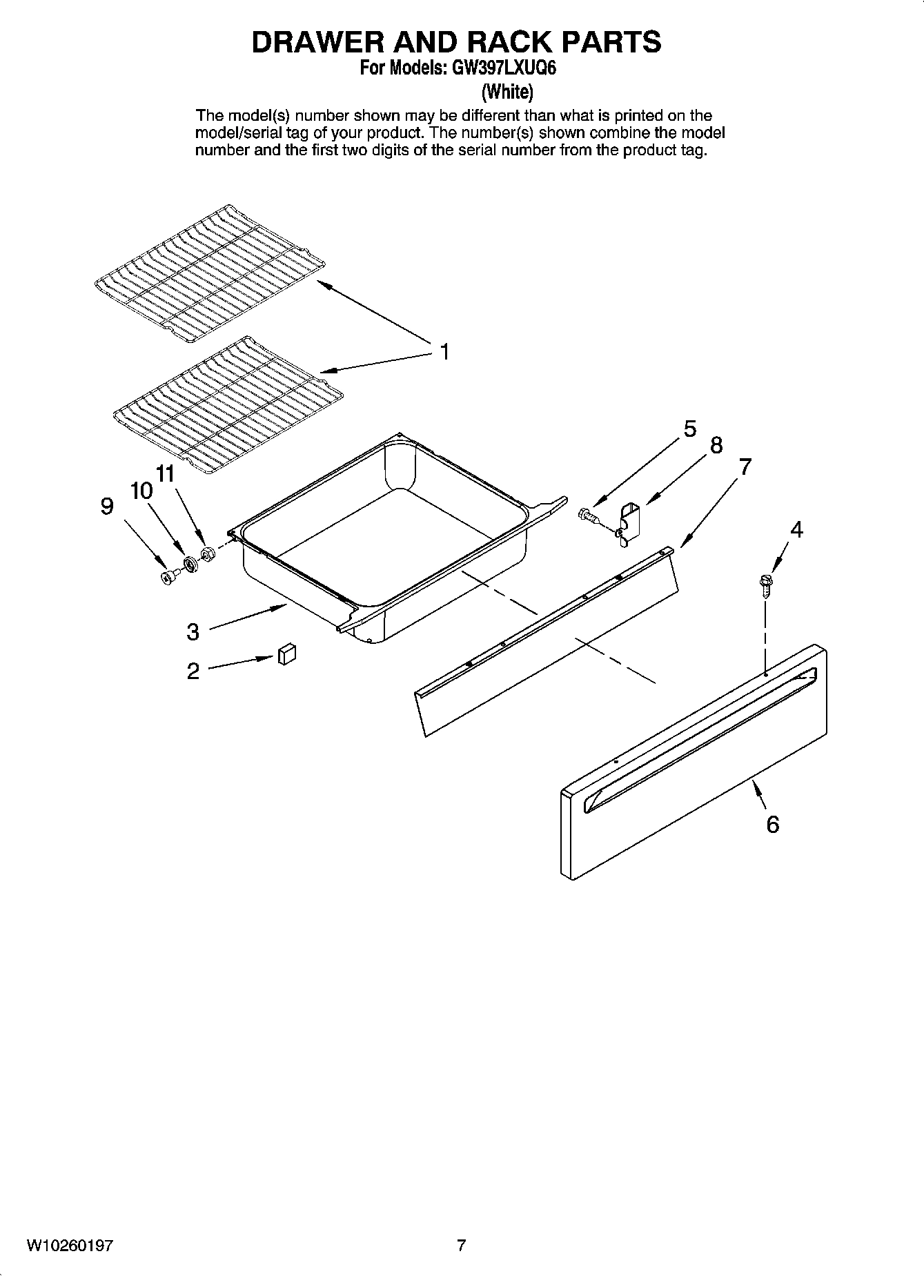 05 - DRAWER AND RACK PARTS