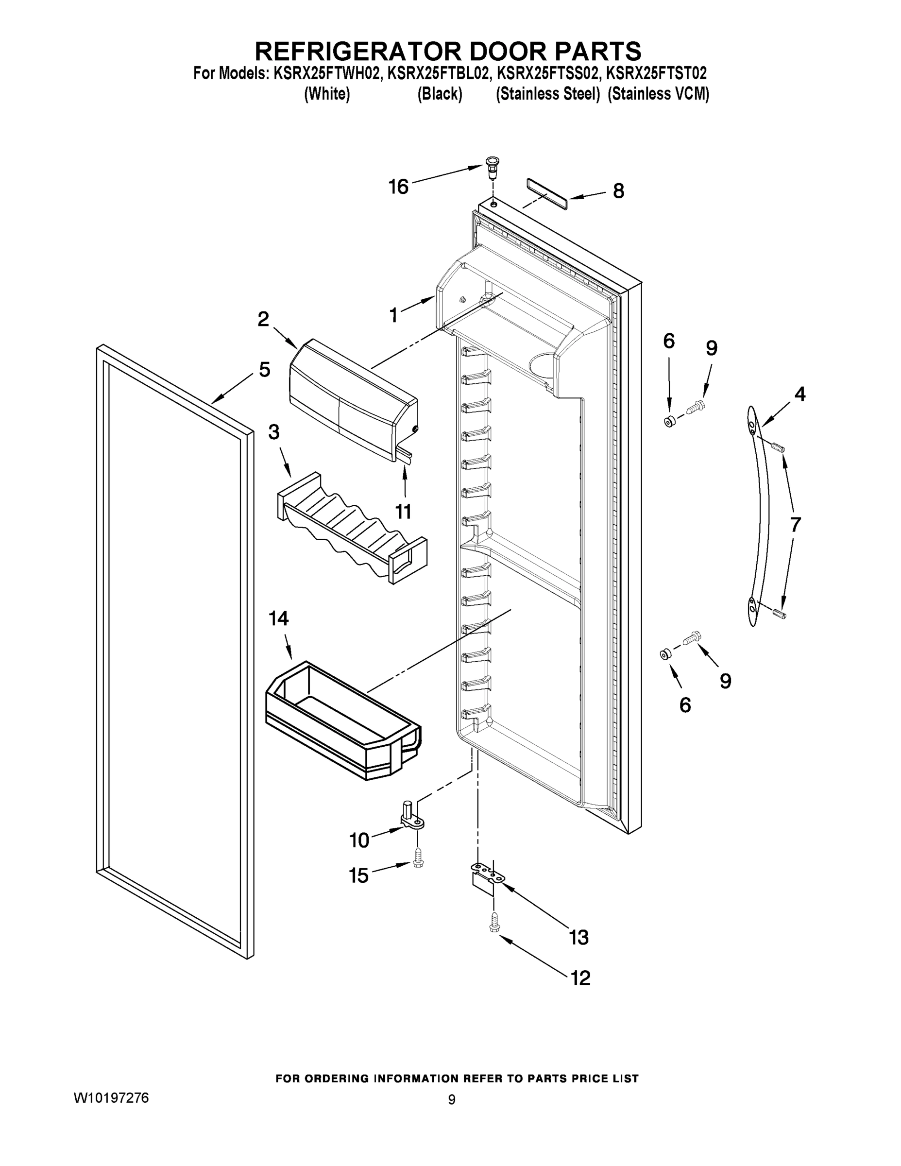 06 - REFRIGERATOR DOOR PARTS