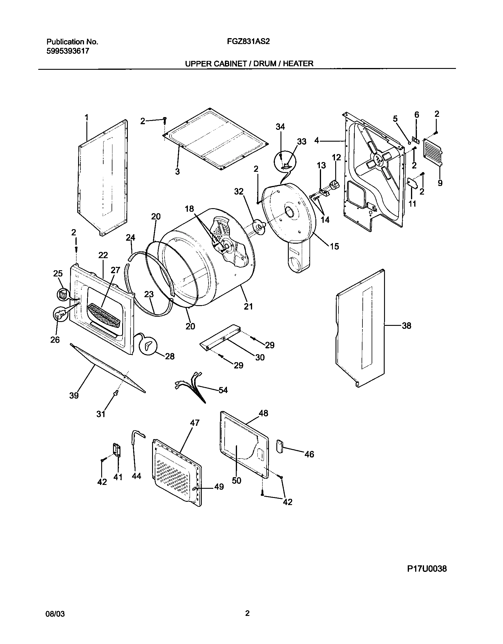 03 - UPPER CABINET/DRUM/HEATER