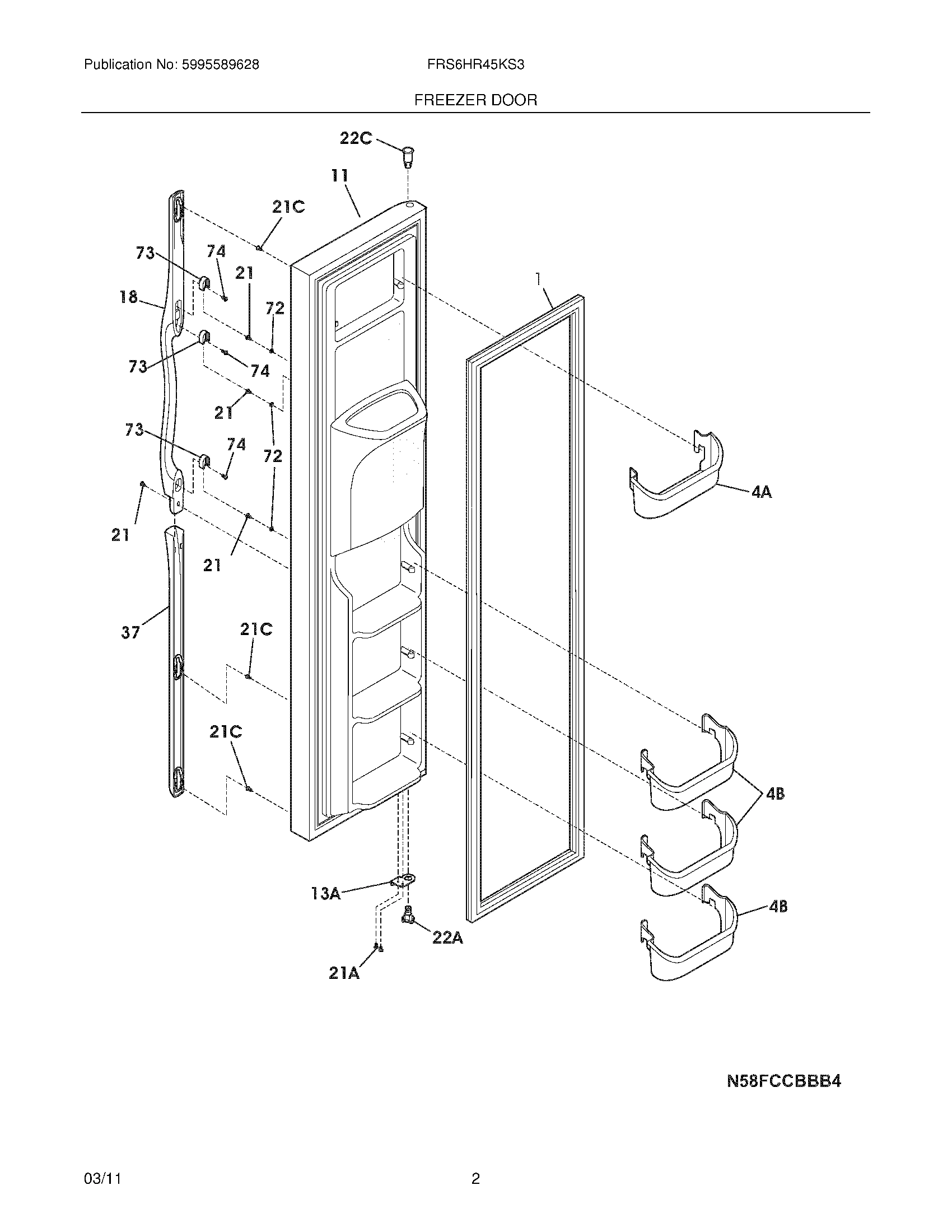 03 - FREEZER DOOR
