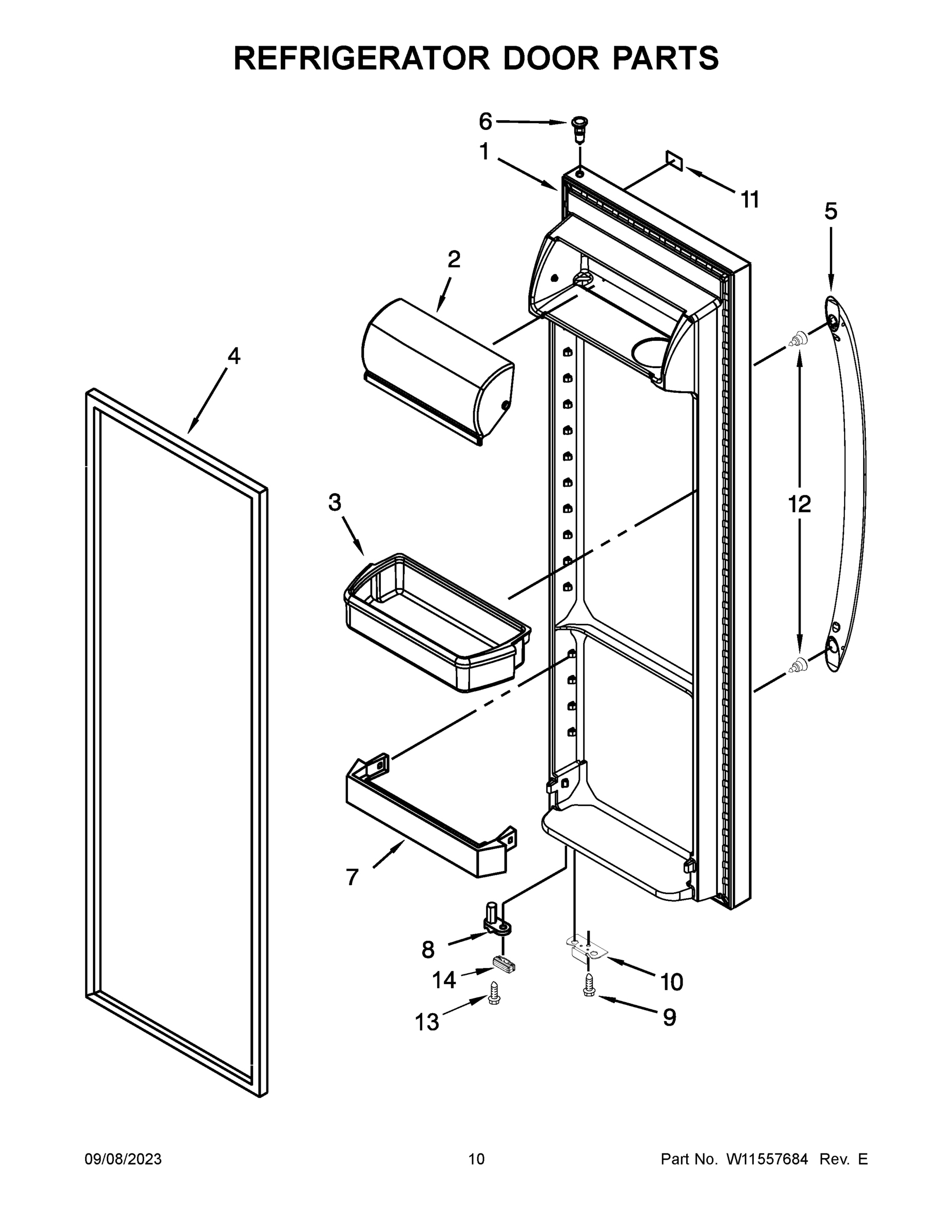06 - REFRIGERATOR DOOR PARTS