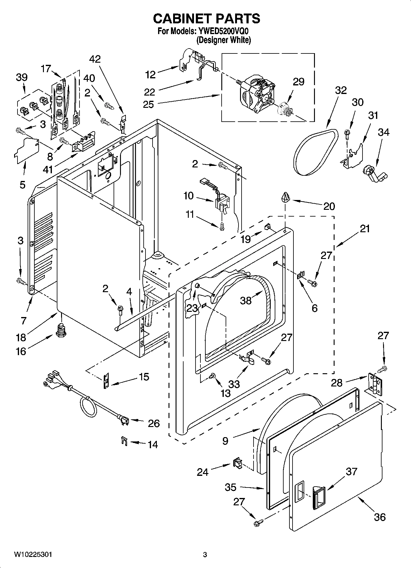 02 - CABINET PARTS