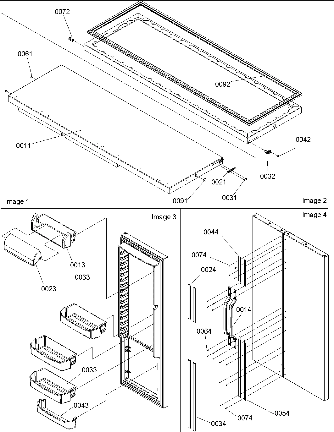 10 - Refrigerator Door Trim