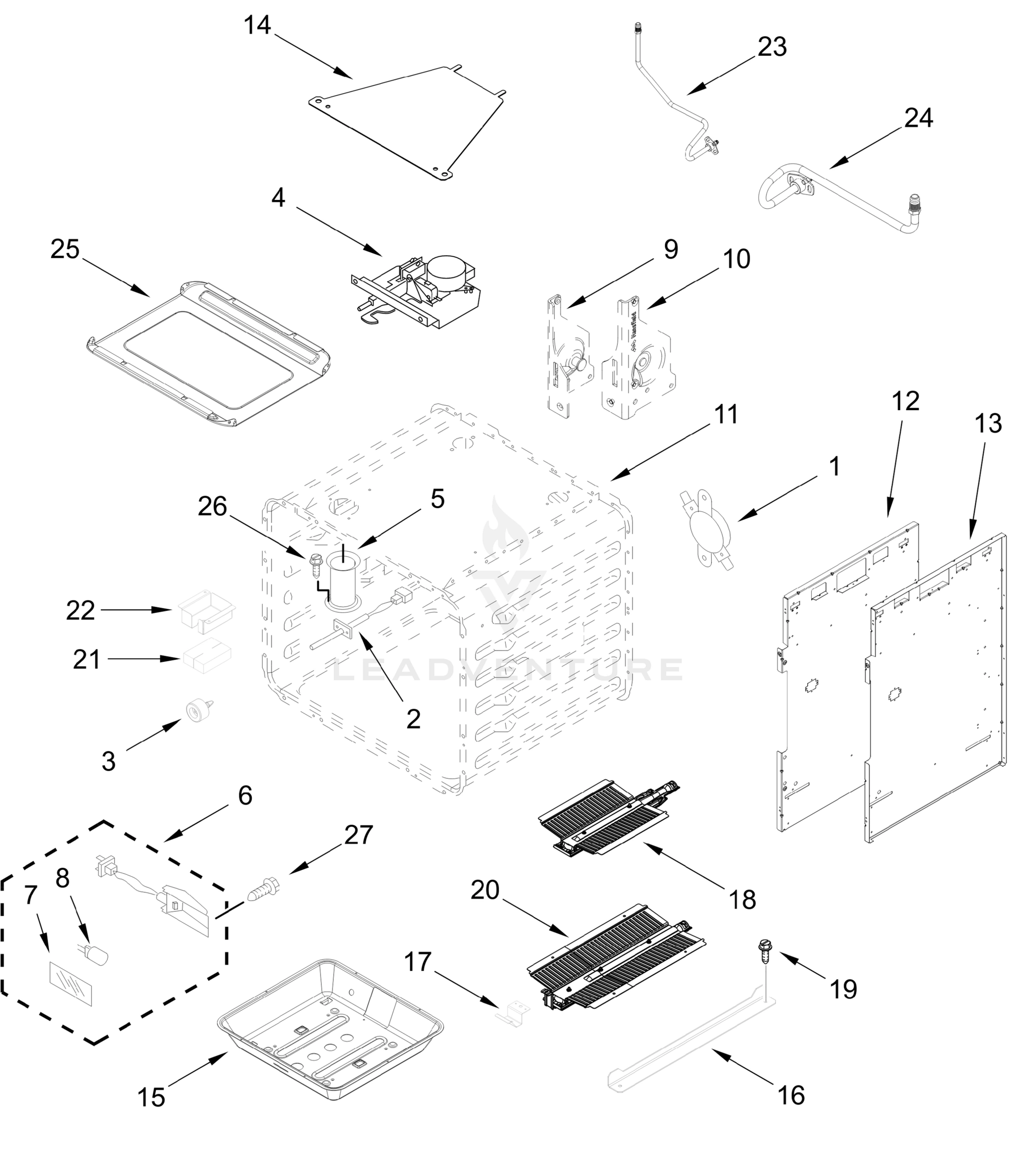 30-IN OVEN PARTS