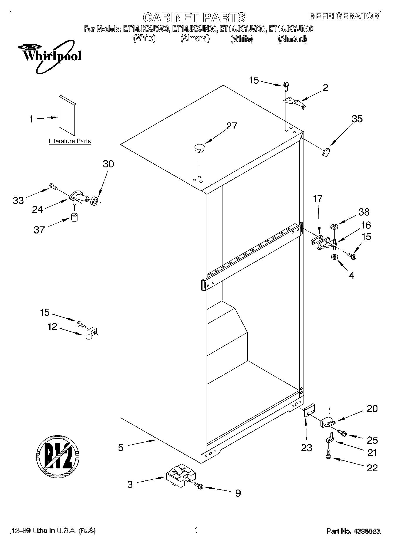 01 - CABINET, LITERATURE