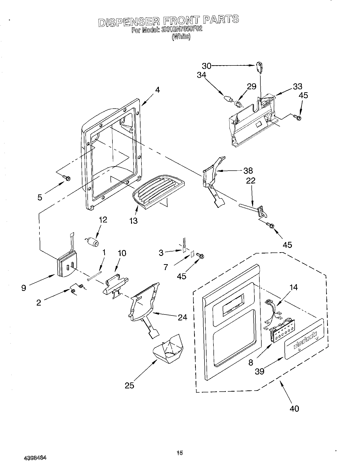 09 - DISPENSER FRONT
