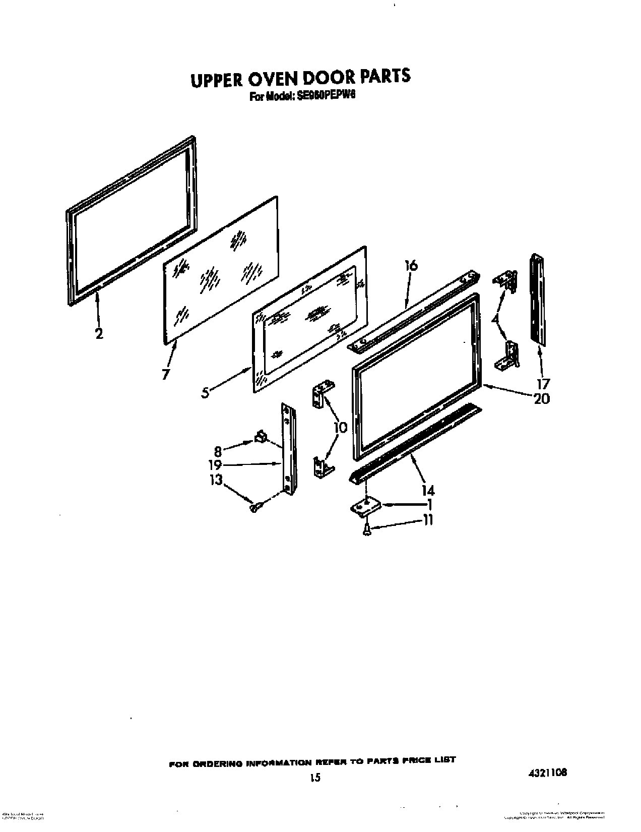 10 - UPPER OVEN DOOR