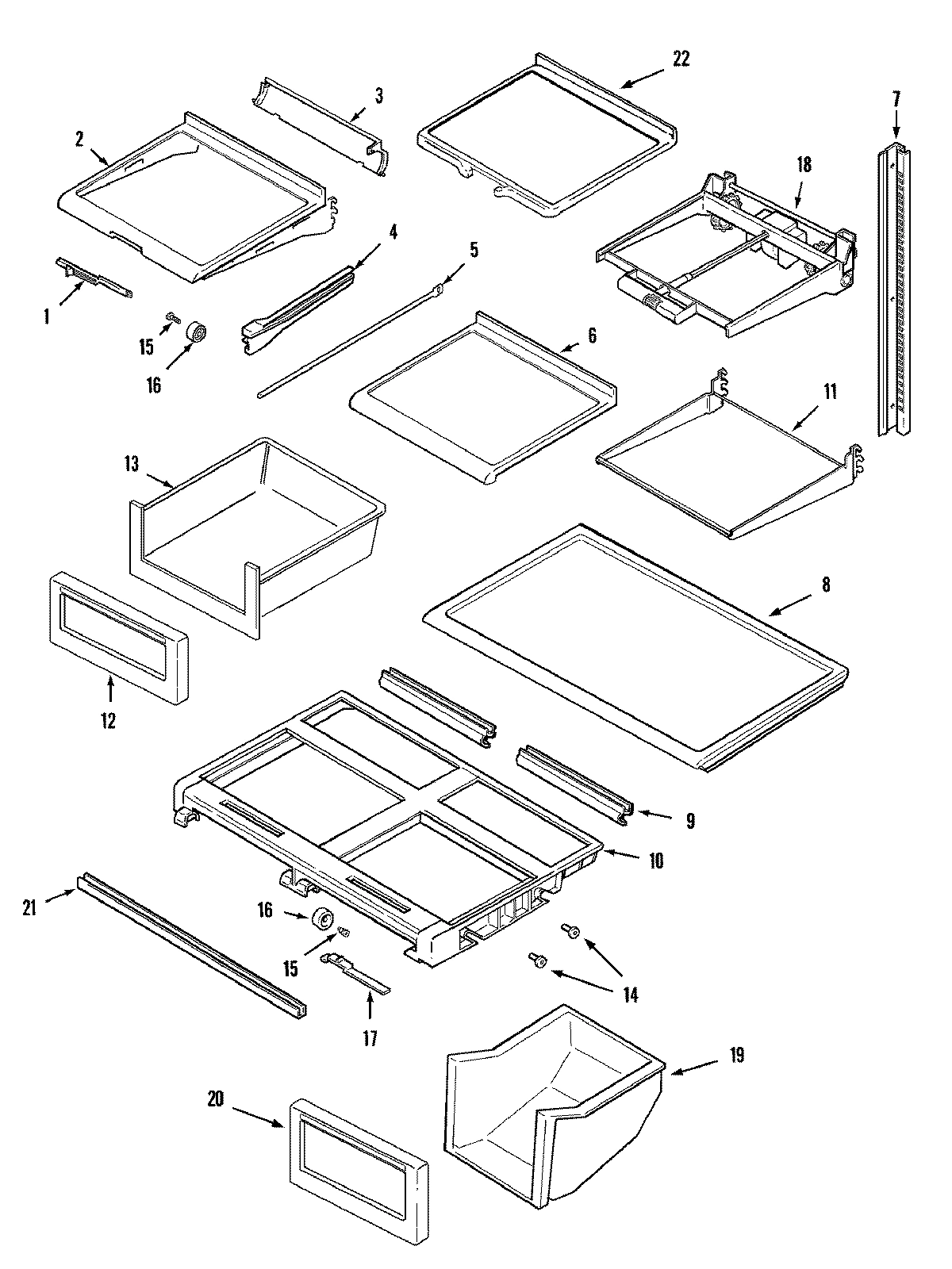 11 - SHELVES & ACCESSORIES