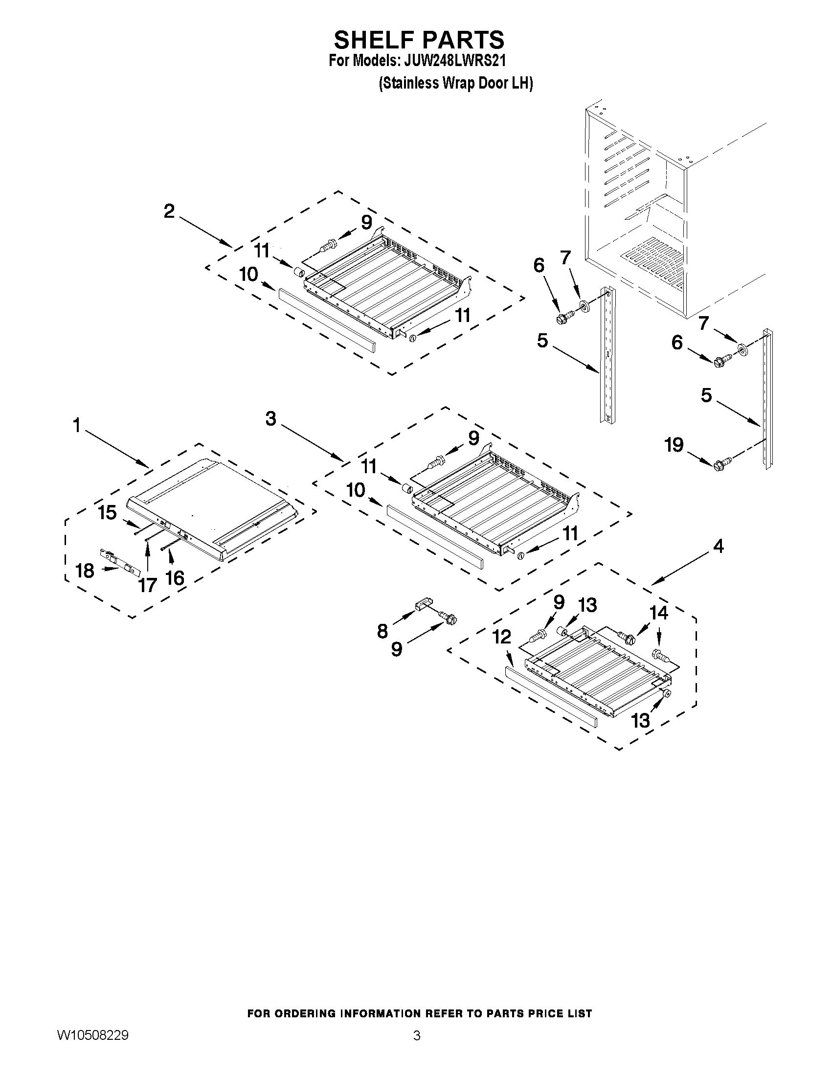 02 - CABINET PARTS