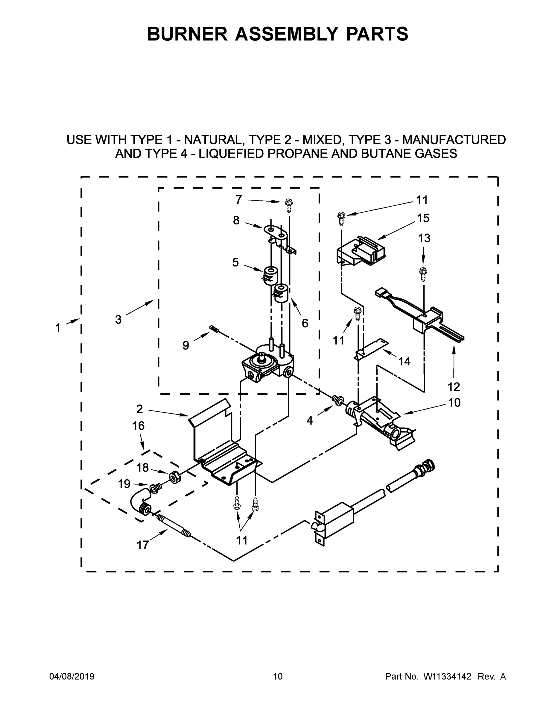 06 - BURNER ASSEMBLY PARTS