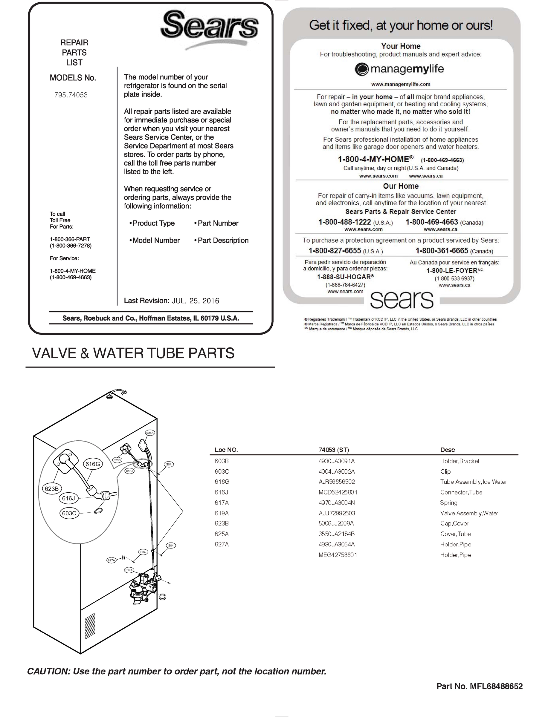 VALVE & WATER TUBE PARTS