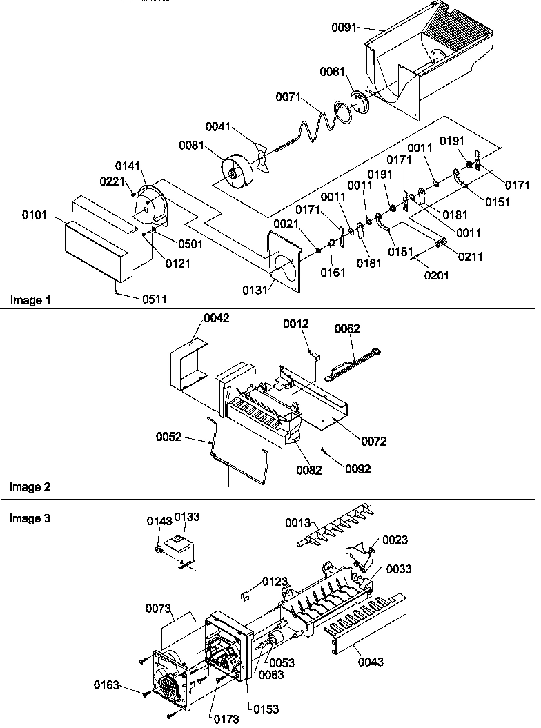 07 - ICE BUCKET AUGER, IM ASSY, & IM PARTS