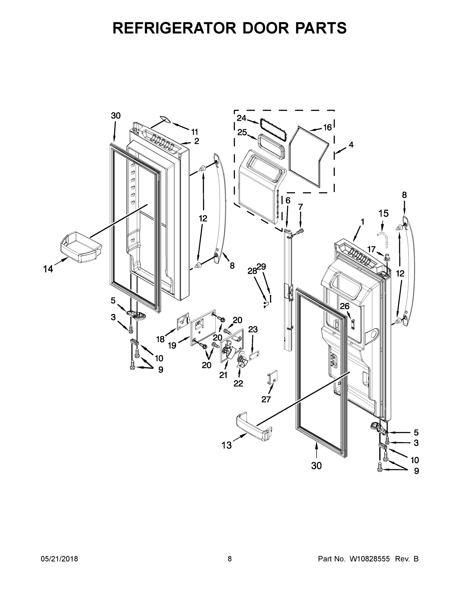 05 - REFRIGERATOR DOOR PARTS