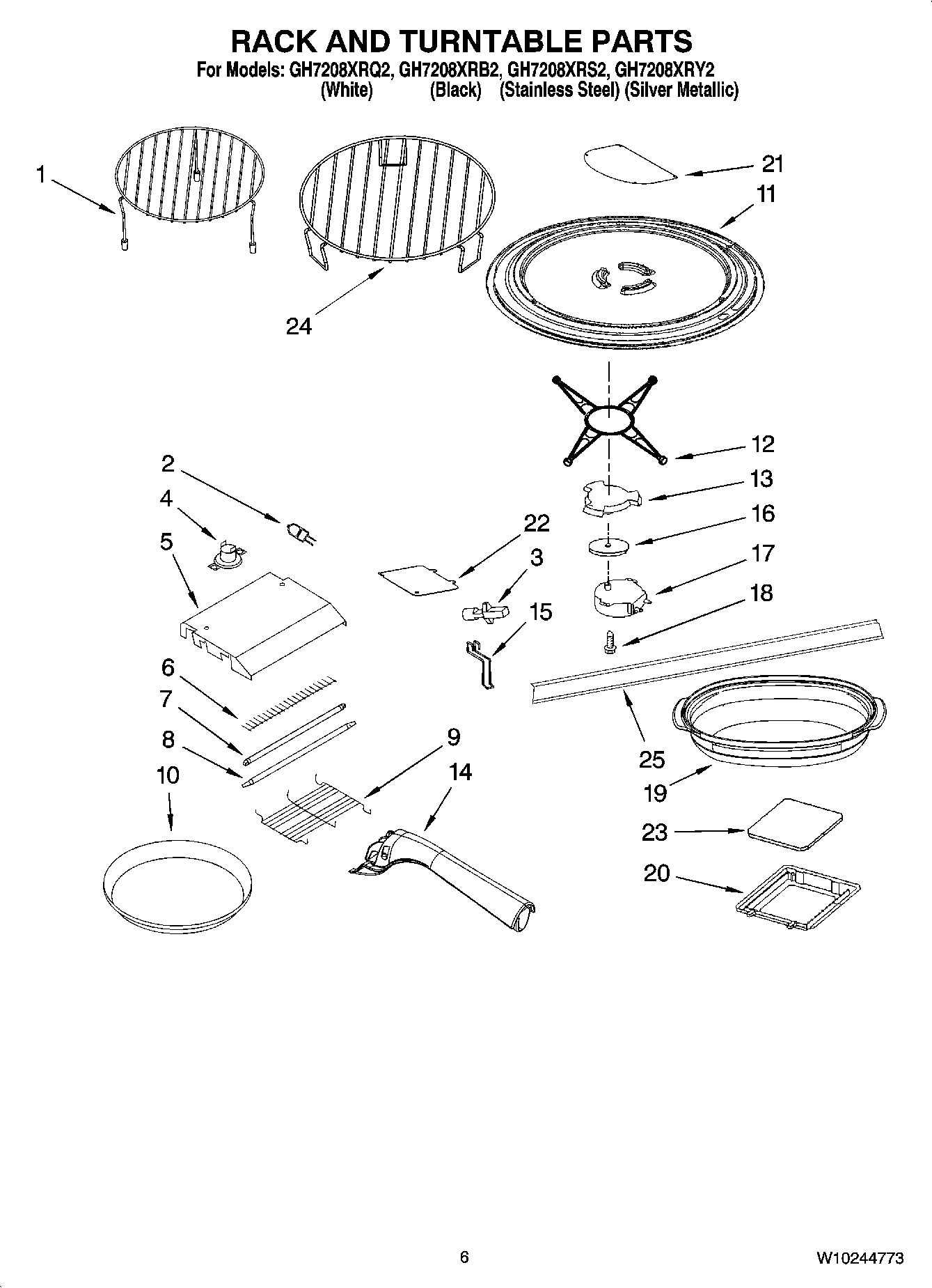 05 - RACK AND TURNTABLE PARTS