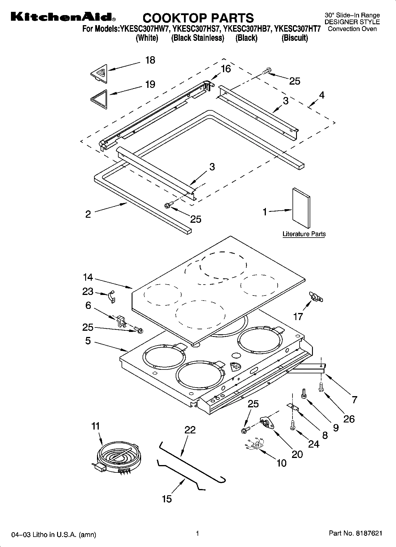 01 - COOKTOP PARTS