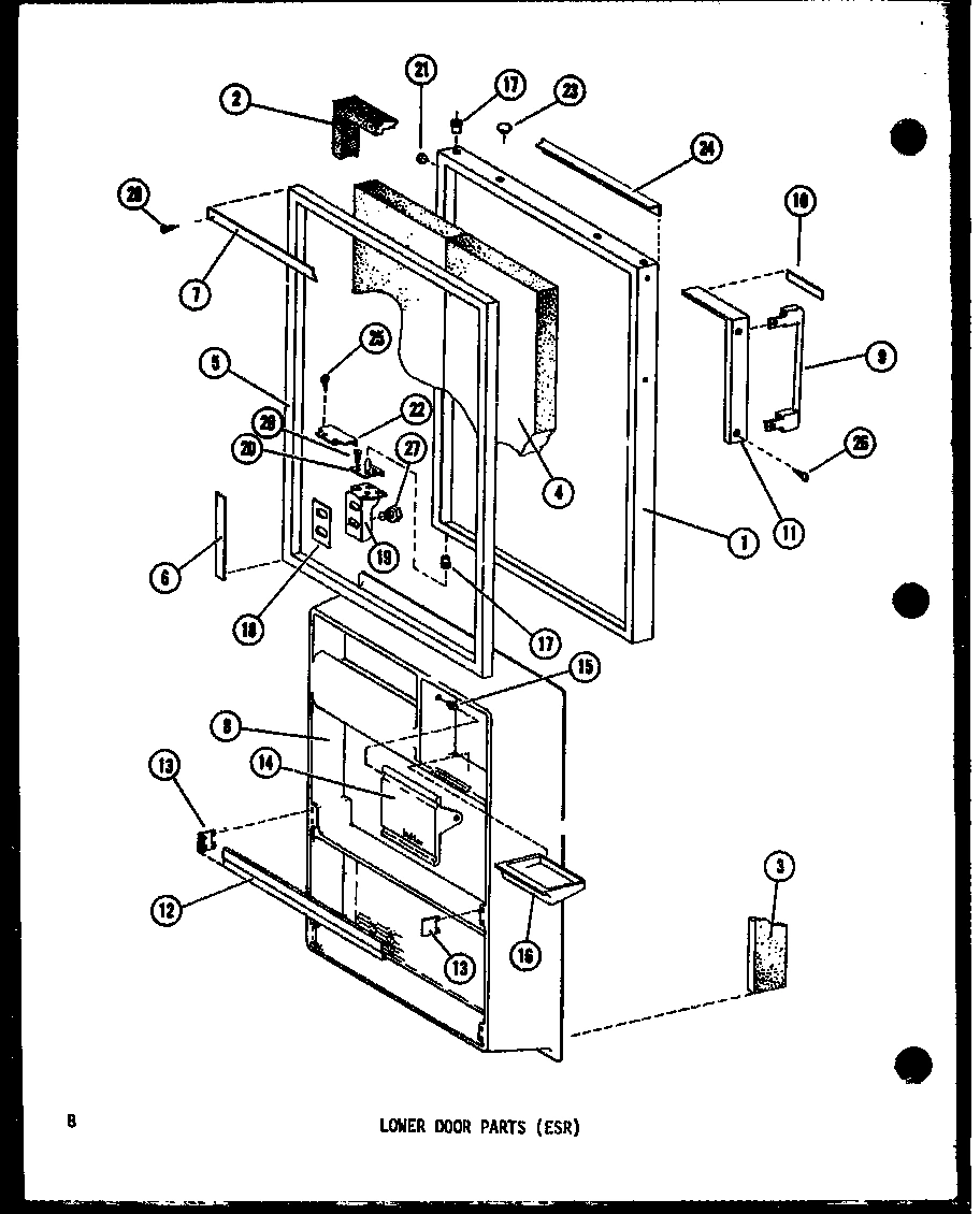 03 - LOWER DOOR PARTS (ESR)