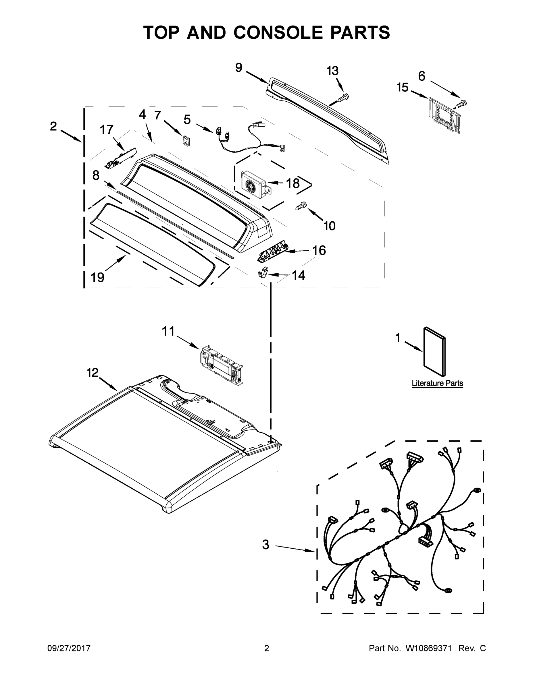 02 - TOP AND CONSOLE PARTS