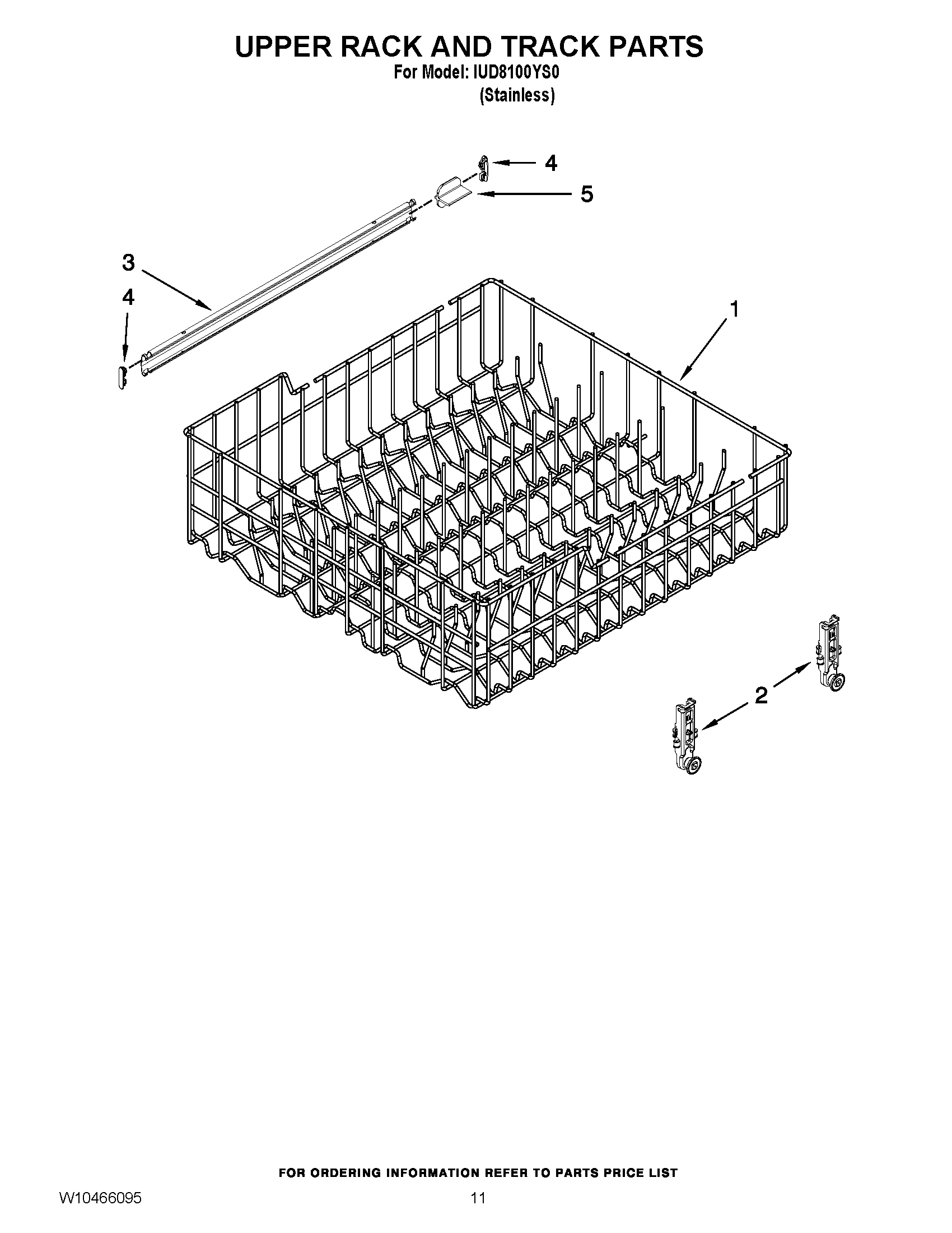 09 - UPPER RACK AND TRACK PARTS