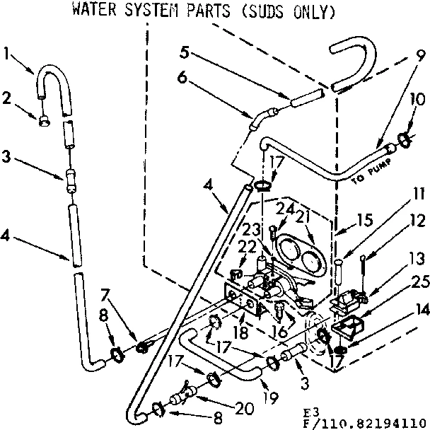WATER SYSTEM PARTS SUDS ONLY