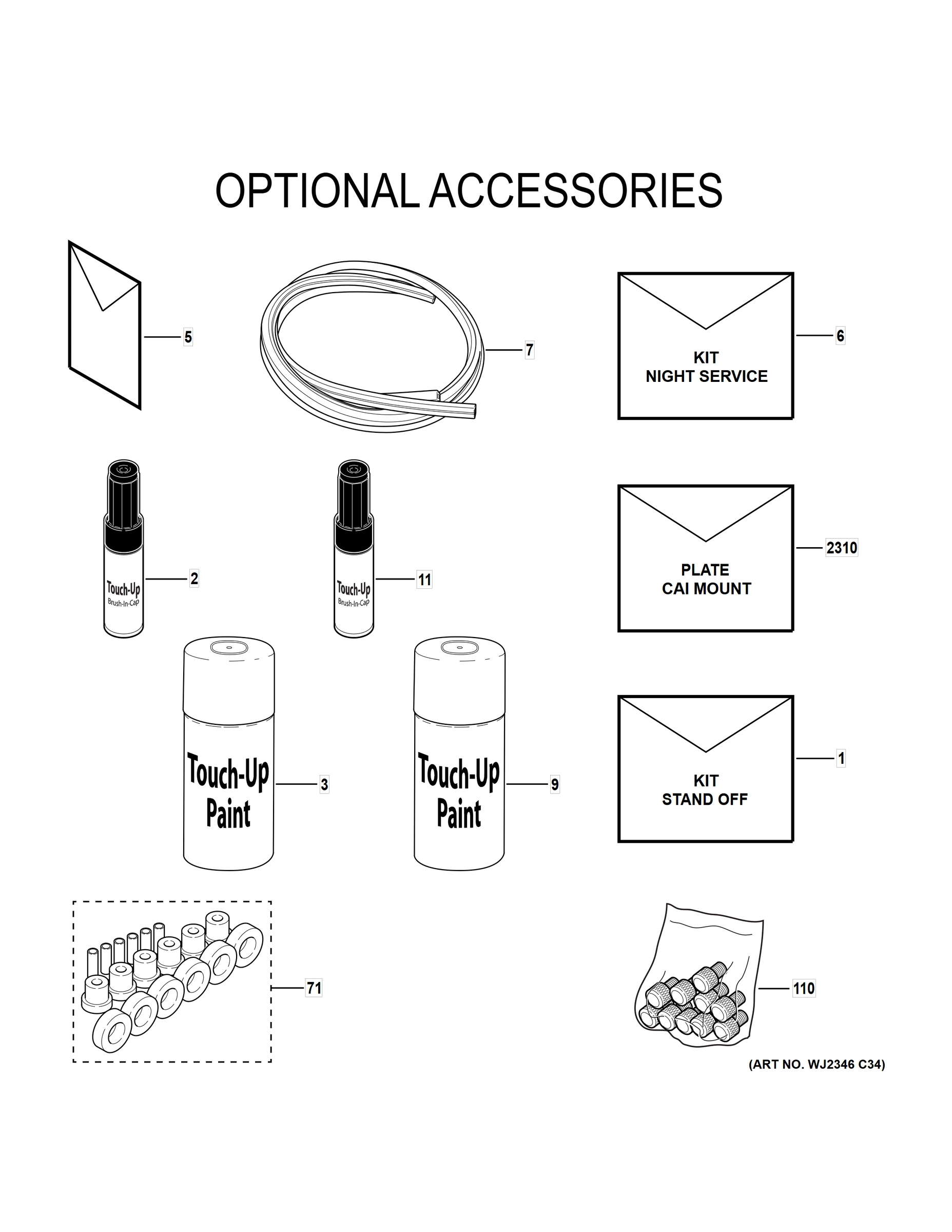 OPTIONAL ACCESSORIES