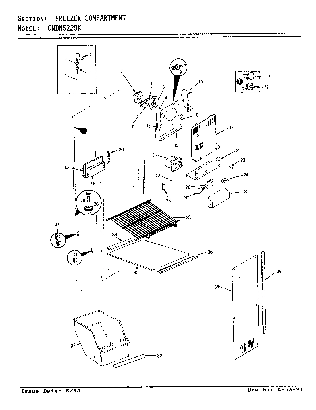 01 - FREEZER COMPARTMENT