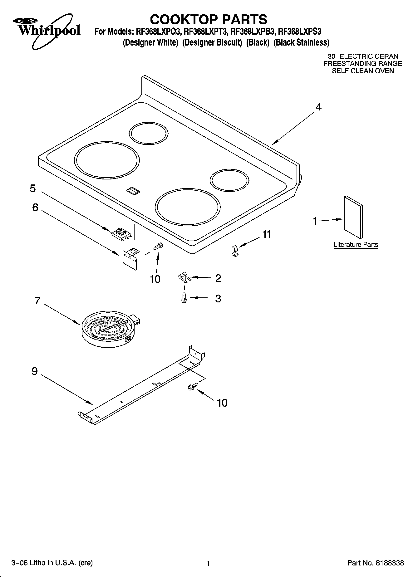 01 - COOKTOP PARTS