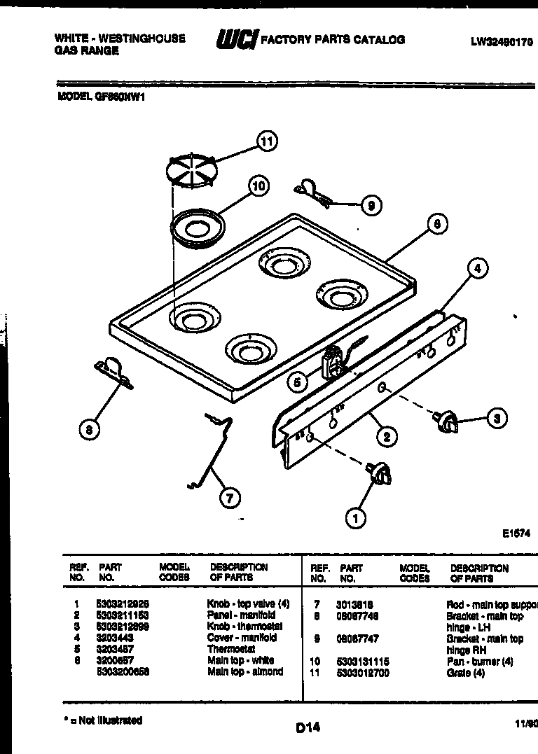 03 - COOKTOP PARTS