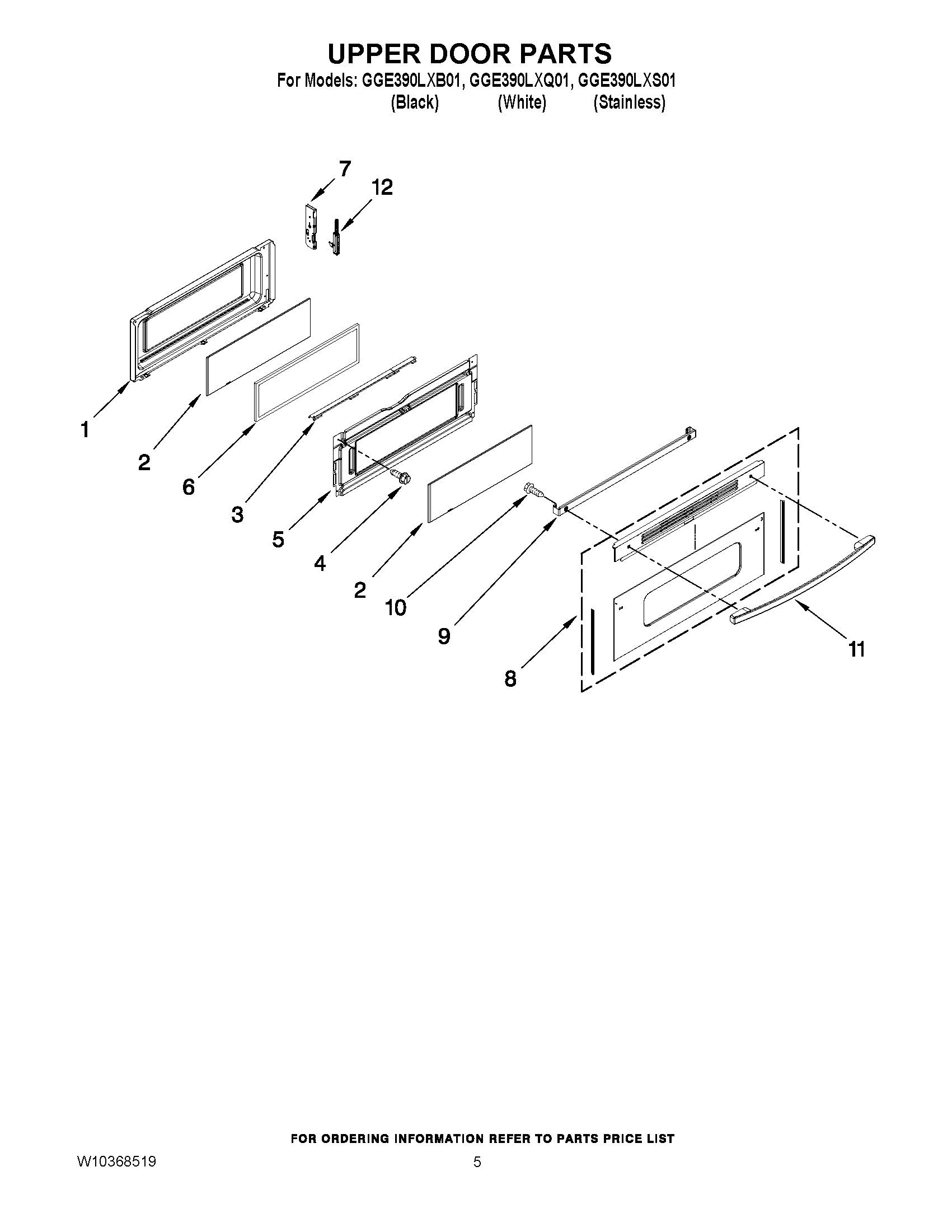 04 - UPPER DOOR PARTS